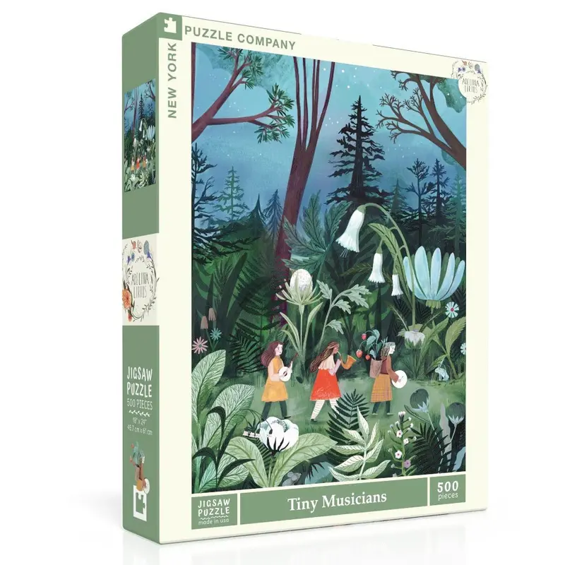 New York Puzzle Company Tiny Musicians 500Pc Jigsaw Puzzle 1