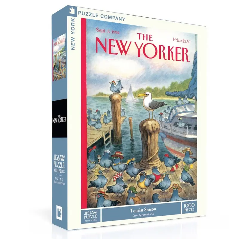 New York Puzzle Company Tourist Season 1000Pc Jigsaw Puzzle 1