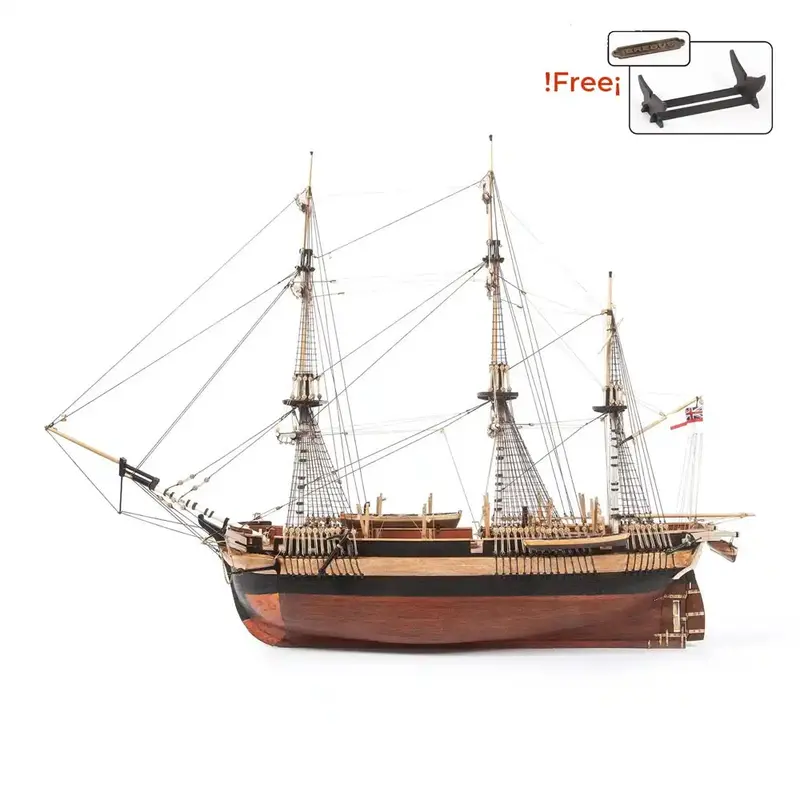 Occre 12009 1/75 Hms Erebus Wooden Model Ship Kit 2
