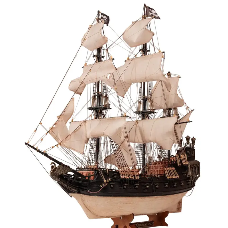Occre 12012 1/75 The Black Swan Wooden Model Pirate Ship Kit 1