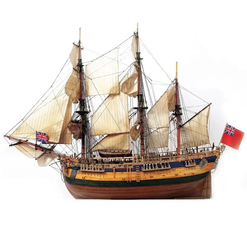 Occre 14005 1/54 Endeavour Wooden Model Ship Kit 1