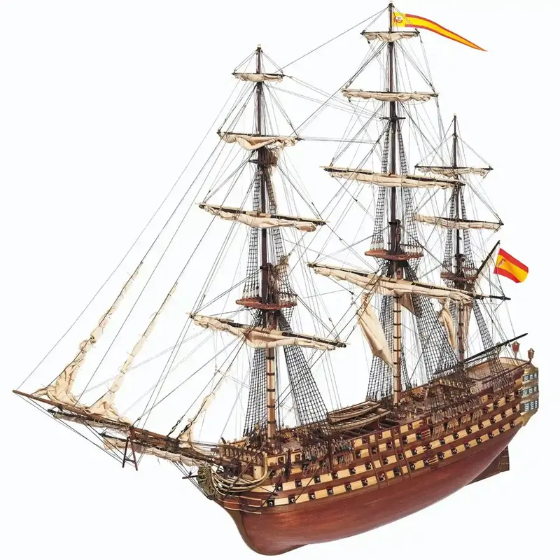 Occre 15800 1/90 Santísima Trinidad Wooden Model Ship Kit 1