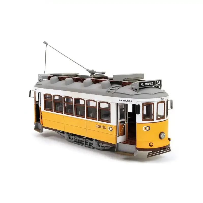Occre 53005 1/24 Lisboa Tram Wooden Model Kit 1
