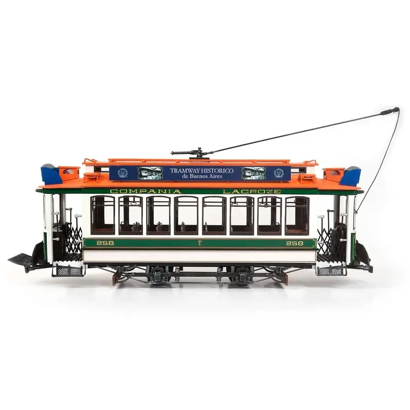 Occre 53011 1/24 Buenos Aires Tram Wooden Model Kit 1