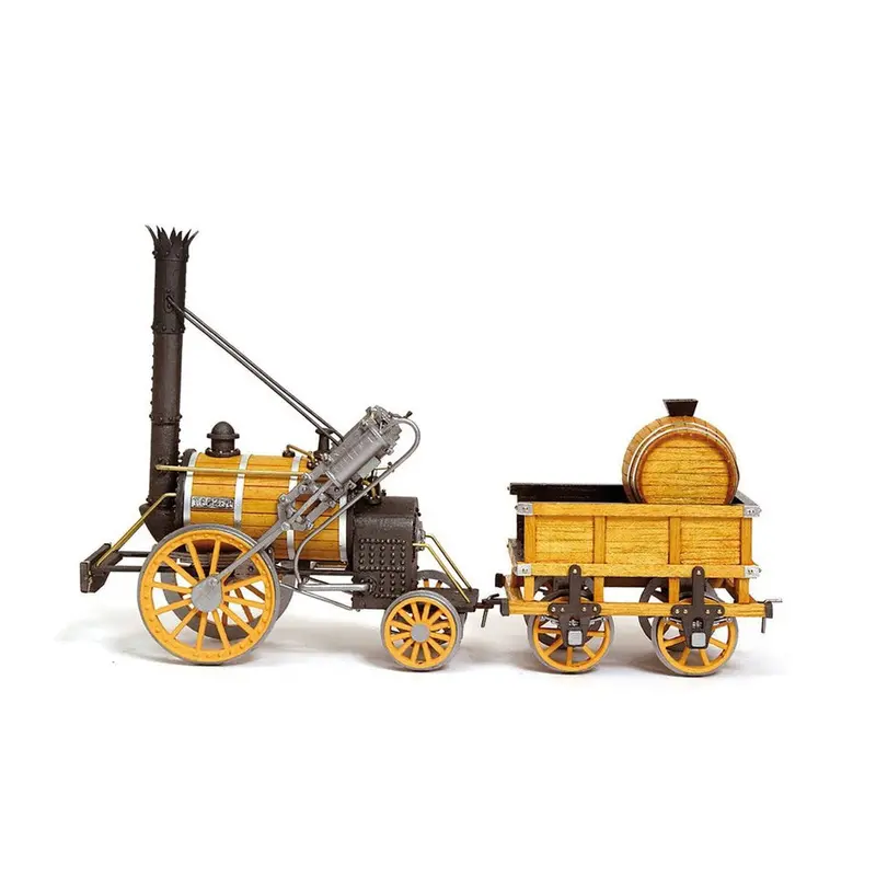 Occre 54000 1/24 Rocket Train Wooden Model Kit 1