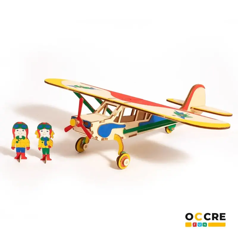 Occre Fun Falcon Airplane Model Kit For Kids 1