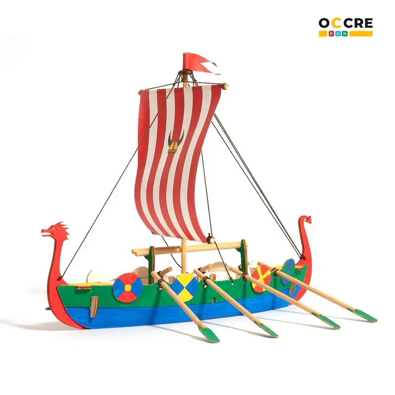 Occre Fun Viking Ship Model Kit For Kids 1