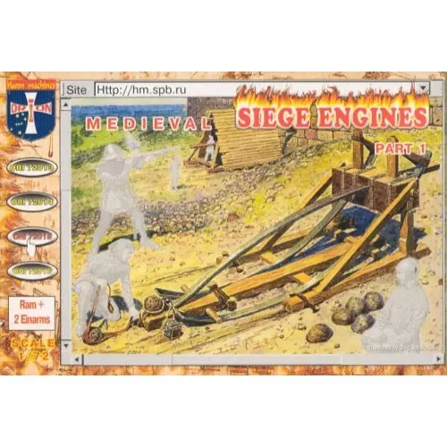 Orion Figures 015 1/72 Medieval Medieval Siege Weapons (Set 1) 1