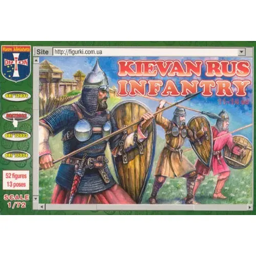 Orion Figures 032 1/72 Medieval Kievan Rus Infantry 1