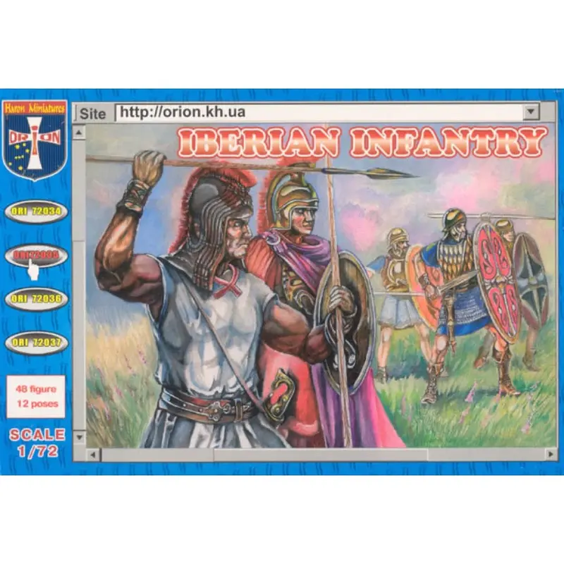 Orion Figures 035 1/72 Ancient Iberian Infantry 1