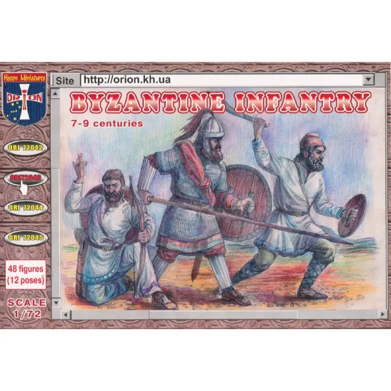 Orion Figures 043 1/72 Dark Ages Byzantine Infantry (7Th-9Th Century) 1