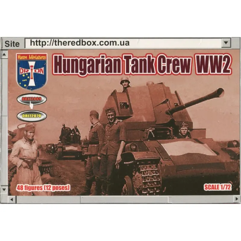 Orion Figures 069 1/72 Wwii Hungarian Tank Crew 1
