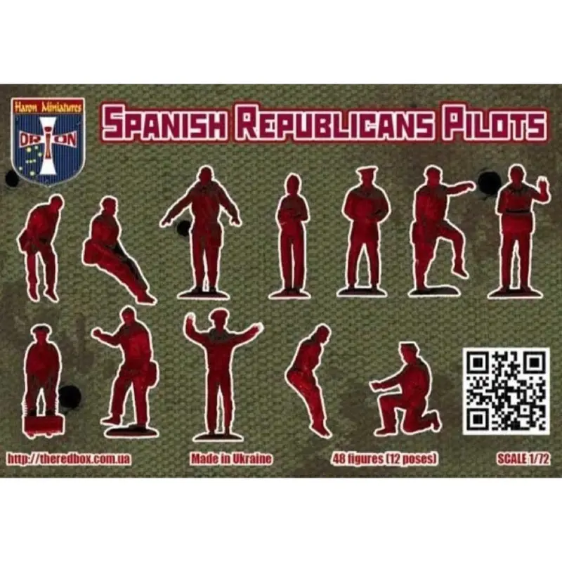 Orion Figures 073 1/72 Spanish Civil War Spanish Republican Pilots 2
