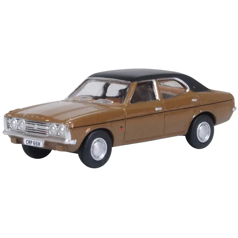 Oxford 76Cor3011 1/76 Ford Cortina Mk3 Tawny Metallic Brown/Satin Black 1