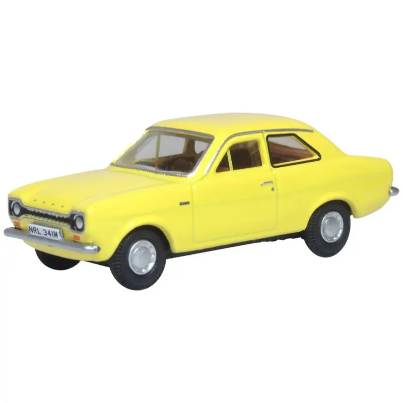 Oxford 76Fe004 1/76 Ford Escort Mk1 Daytona Yellow 1