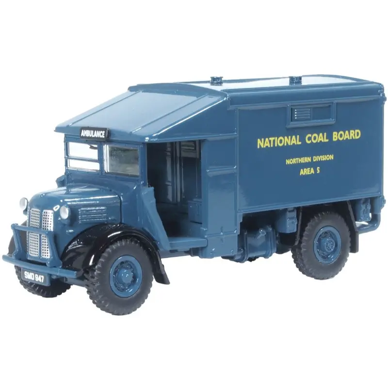 Oxford 76K2003 1/76 Austin K2 Ambulance National Coal Board 1