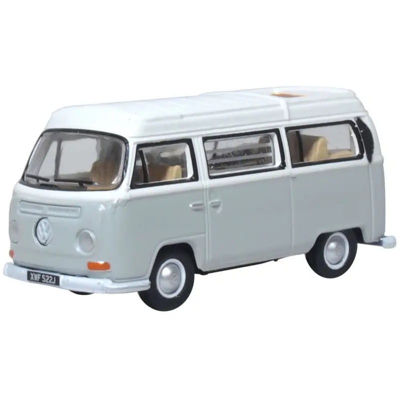 Oxford 76Vw032 1/76 Vw Bay Window Camper Silver Grey/White 1