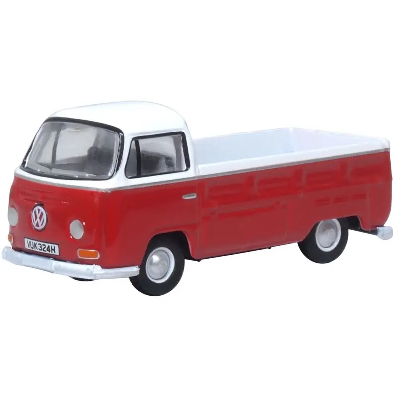 Oxford 76Vw033 1/76 Vw Bay Window Pick Up Poppy Red/White 1