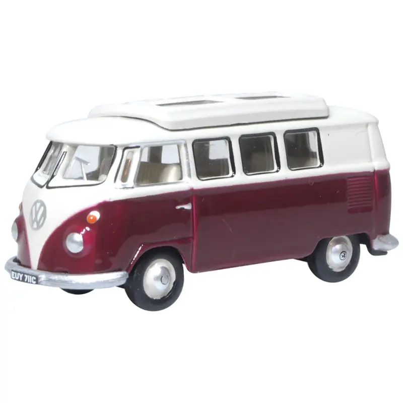 Oxford 76Vws010 1/76 Vw T1 Camper Titan Red/Beige Grey 1