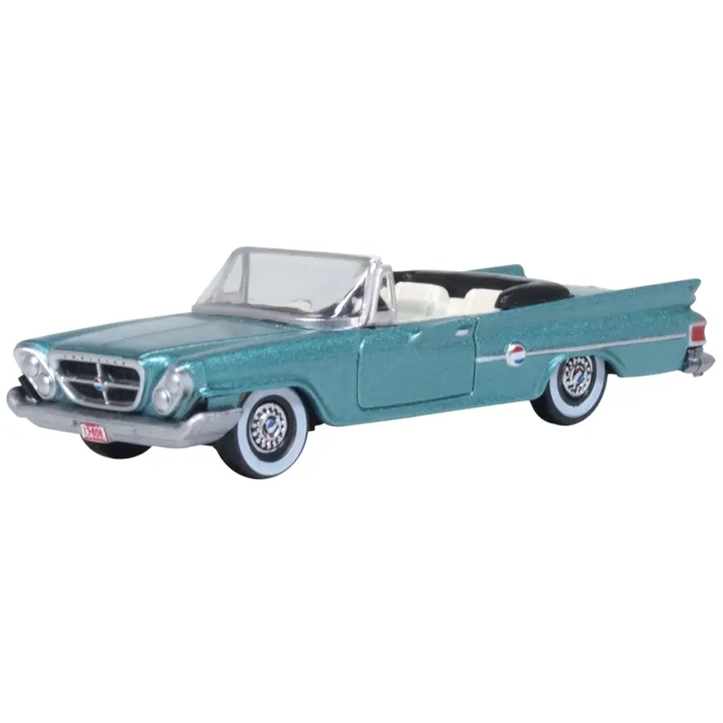 Oxford 87Cc61005 1/87 1961 Chrysler 300 Convertible (Open) Tahitian Turquoise 1