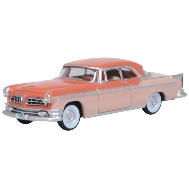 Oxford 87Cny55002 1/87 1955 Chrysler New Yorker Deluxe Coupe St. Regis Desert Sand /Canyon Tan 1
