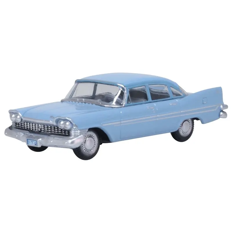 Oxford 87Ps59003 1/87 1959 Plymouth Savoy Sedan Powder Blue 1