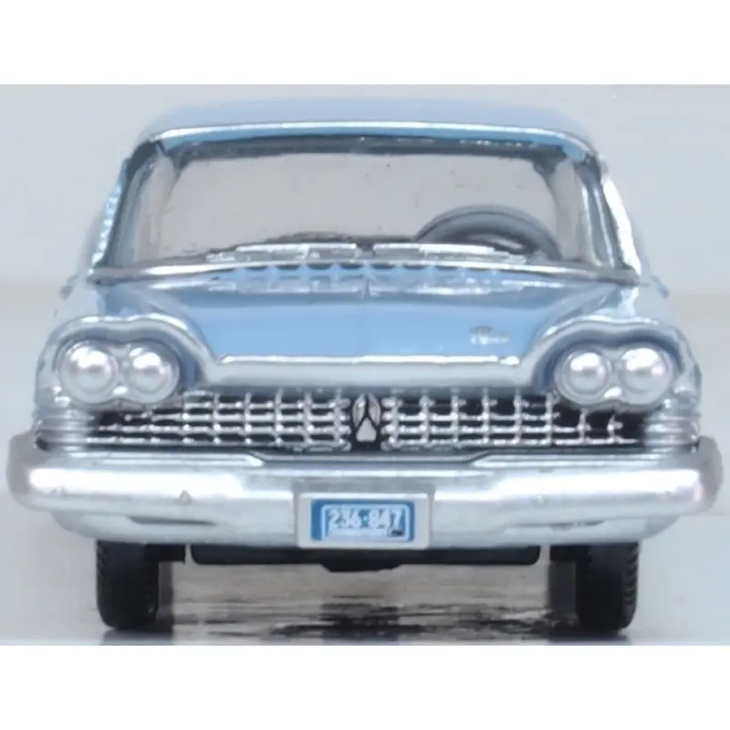 Oxford 87Ps59003 1/87 1959 Plymouth Savoy Sedan Powder Blue 2