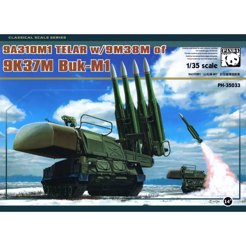 Panda Hobby 35033 1/35 9A310m1 Telar With 9M38m Of 9K37m Buk-M1 1