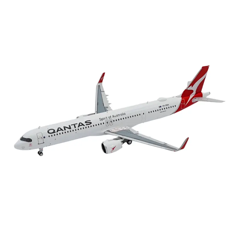 Panda Model 62451 1/400 Qantas Airbus A321neo Vh-Oga 'First A321' 1
