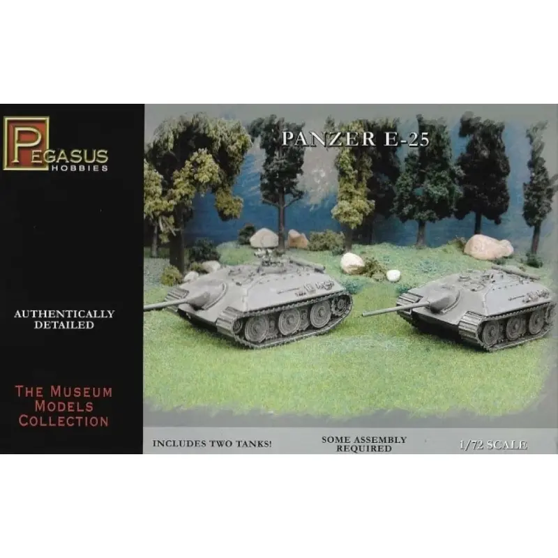 Pegasus 1/72 German E-25 Tanks 1