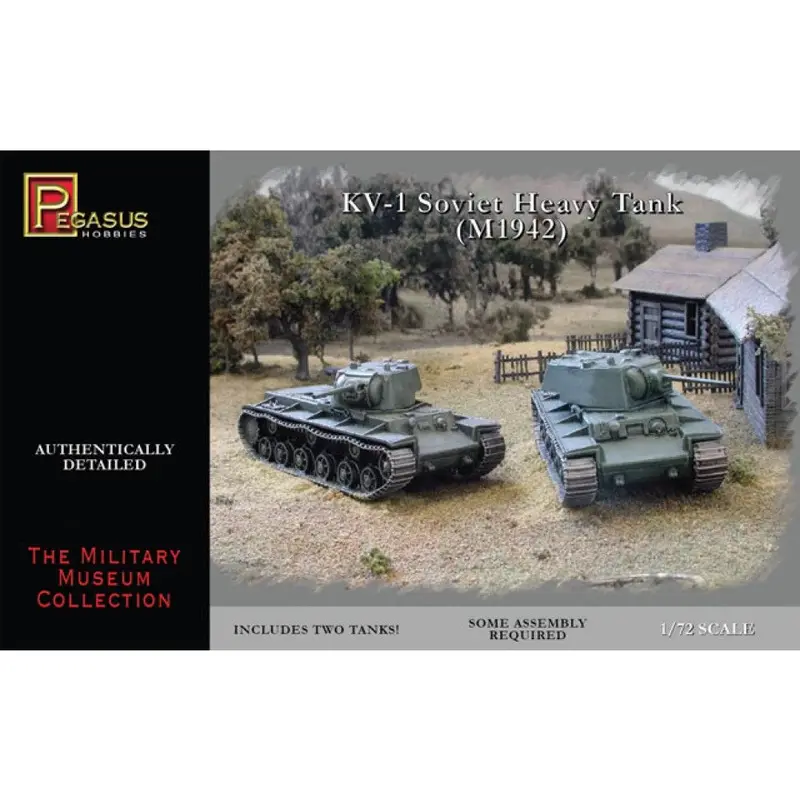 Pegasus 1/72 Kv-1 Soviet Heavy Tanks 1942 1