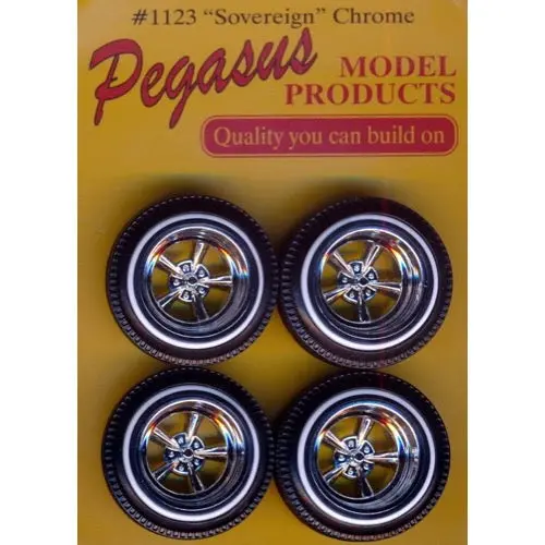 Pegasus 1123 1/24 Chrome Sovereigns For Scale Models 1