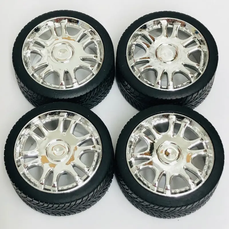Pegasus 2309 1/24 23In Luxors Rims W/Tires Chrome For Scale Models 1