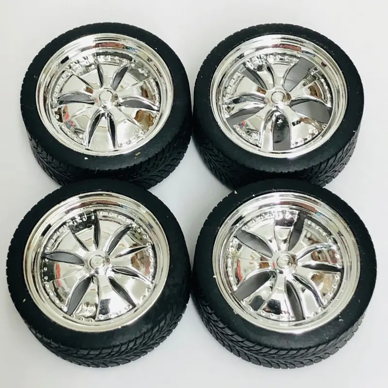 Pegasus 2367 1/24 23In Albas Chrome Spinners For Scale Models 1