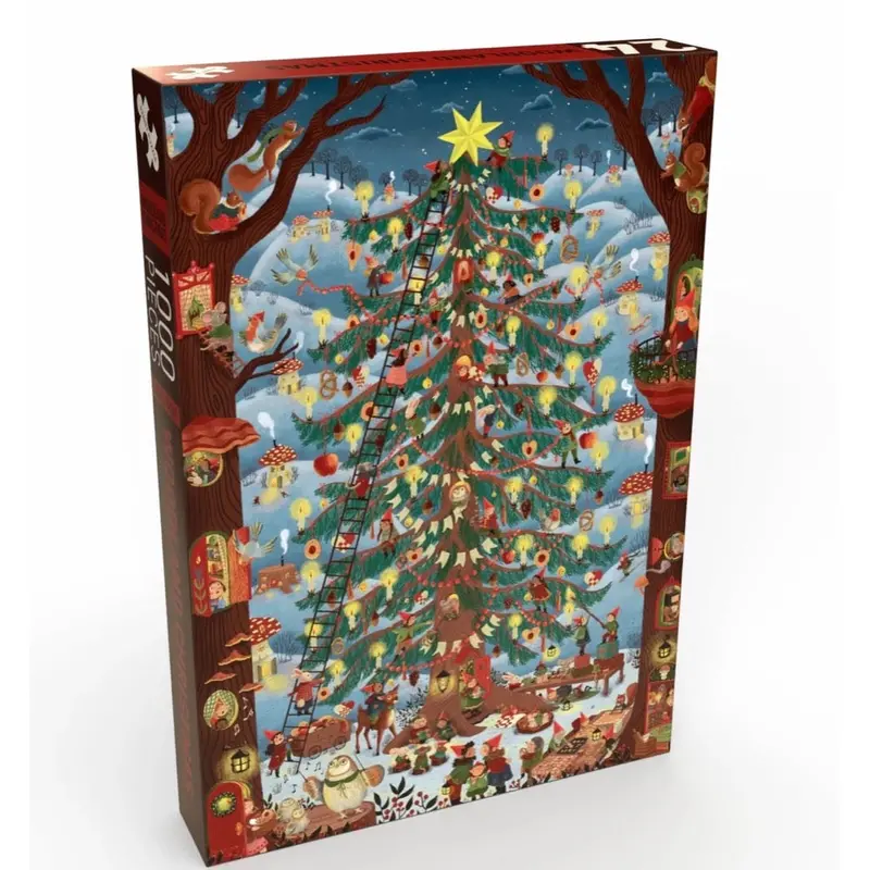 Penny Puzzle Woodland Christmas 1000Pc Jigsaw Puzzle 1