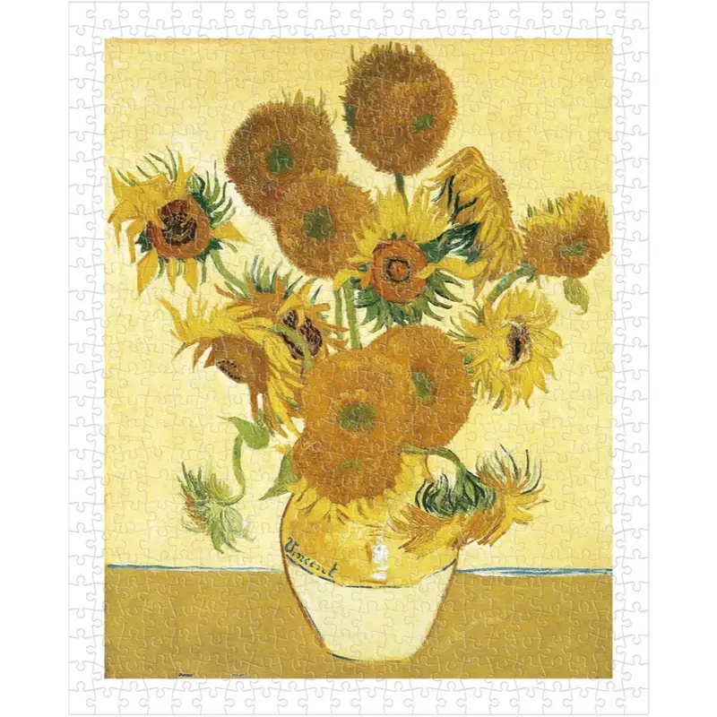 Piece Relax Van Gogh Sunflowers 1888 150Pc Plastic Jigsaw Puzzle 1