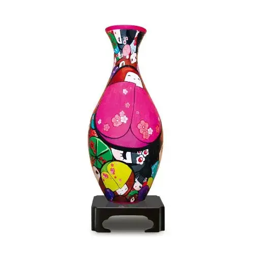 Piece Relax Vase Japanese Doll 3D Puzzle 1