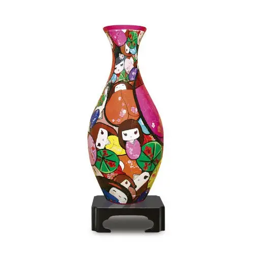 Piece Relax Vase Japanese Doll 3D Puzzle 2
