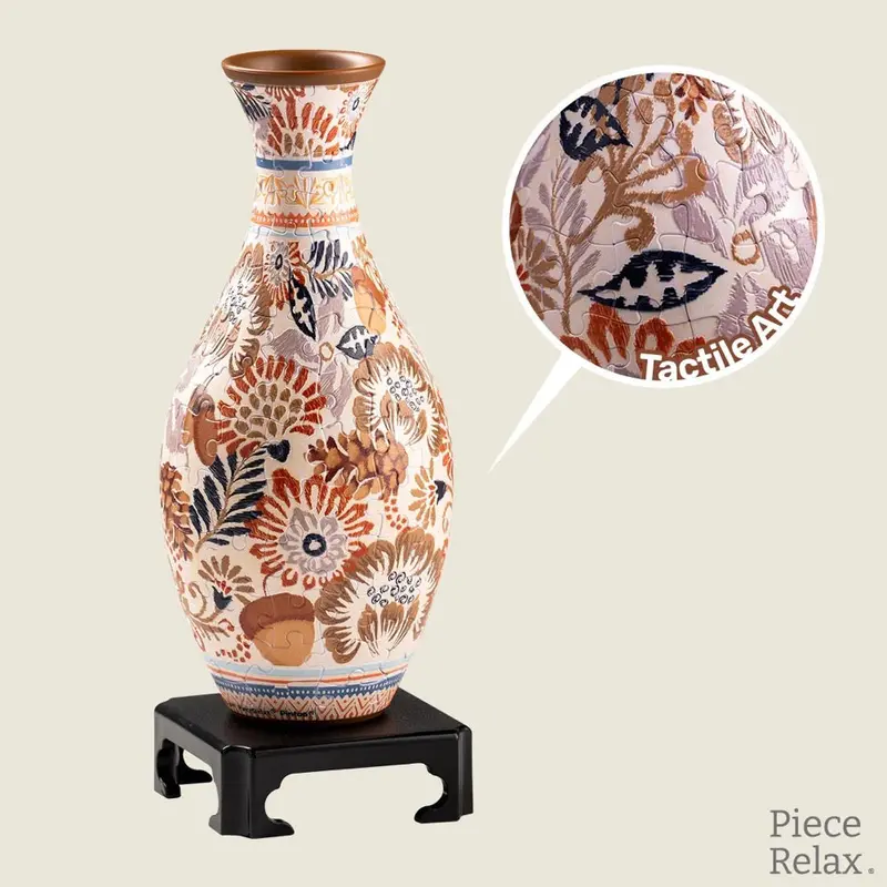 Piece Relax Vase Touch Art Autumn Abundance 3D Puzzle 1
