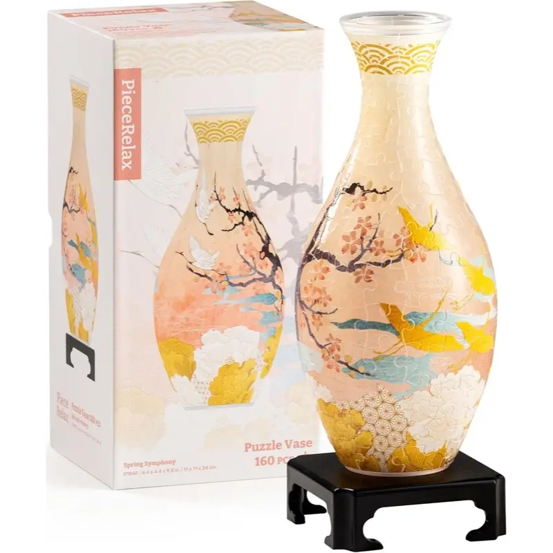 Piece Relax Vase Touch Art Spring Harmony 3D Puzzle 1