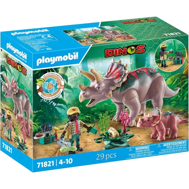 Playmobil 71821 Triceratops Family 1