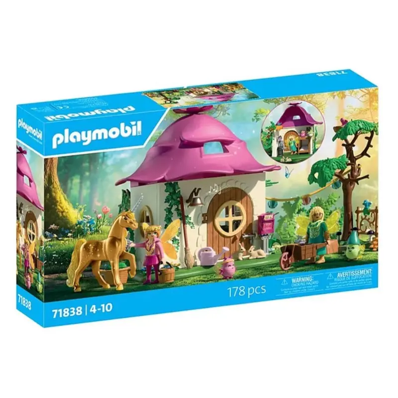 Playmobil 71838 Fairy Home With Golden Unicorn 1