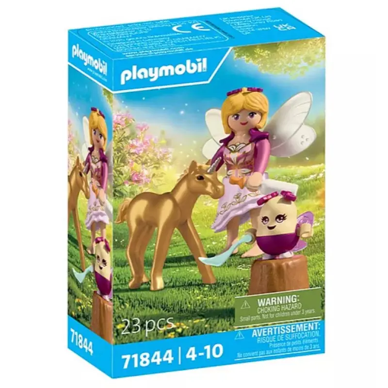 Playmobil 71844 Golden Unicorn Foal With Fairy 1