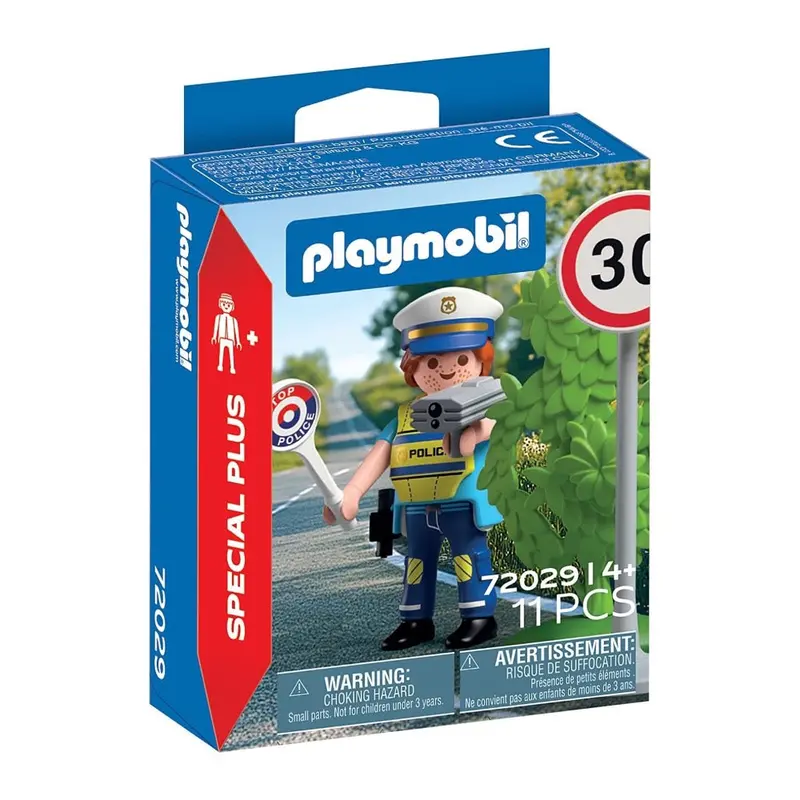 Playmobil 72029 Police Officer With Speed Detector 1