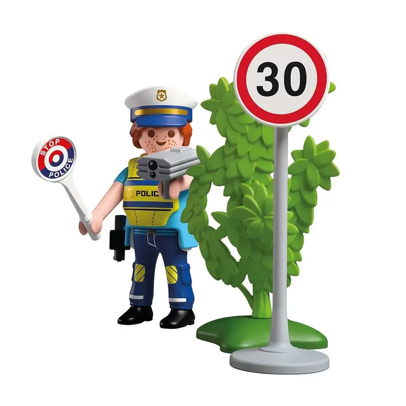 Playmobil 72029 Police Officer With Speed Detector 2