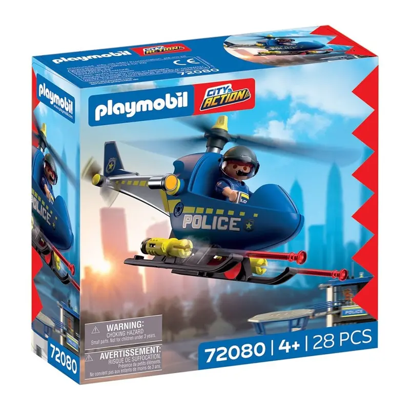 Playmobil 72080 Police Helicopter With Radar Function 1