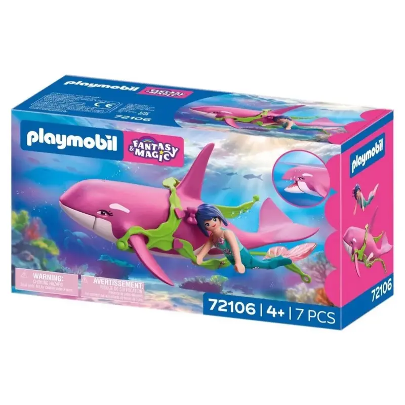 Playmobil 72106 Orca With Mermaid 1