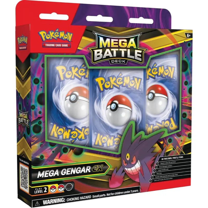 Pokémon Tcg Mega Battle Deck Mega Gengar Ex / Mega Diancie Ex 1