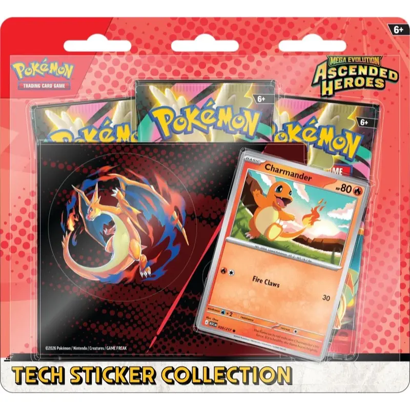 Pokémon Tcg Mega Evolution Ascended Heroes Tech Sticker Collection 1