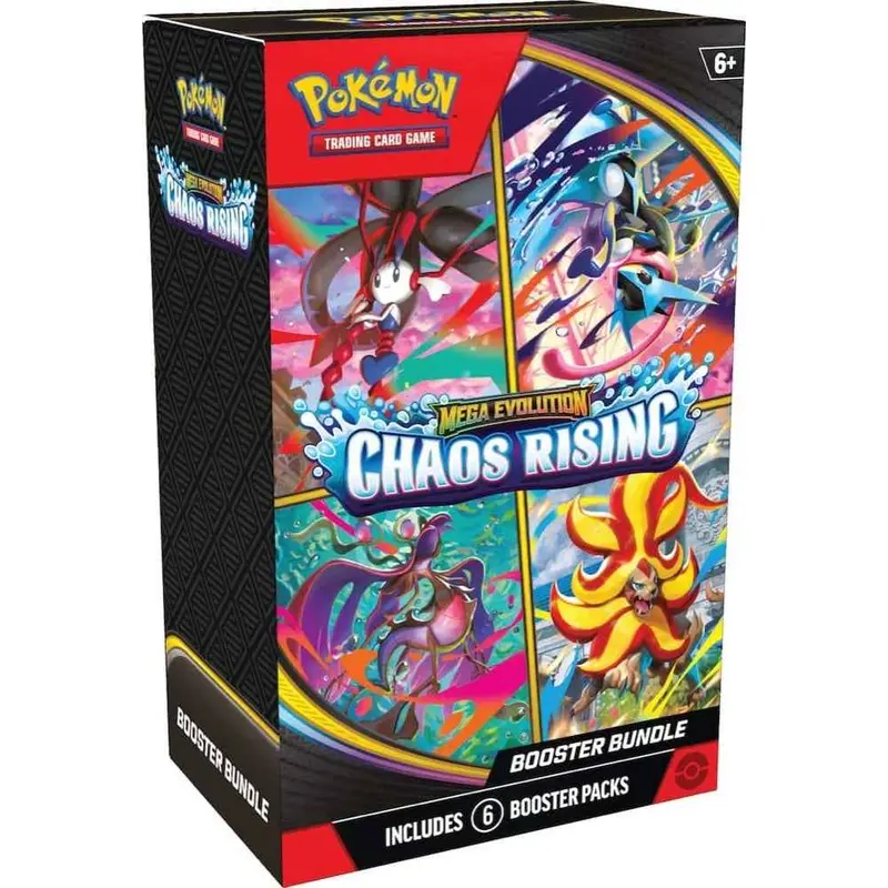 Pokemon Tcg Mega Evolution Chaos Rising Booster Bundle 1